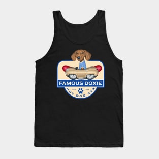 Doxie Hot Dog Car Tank Top